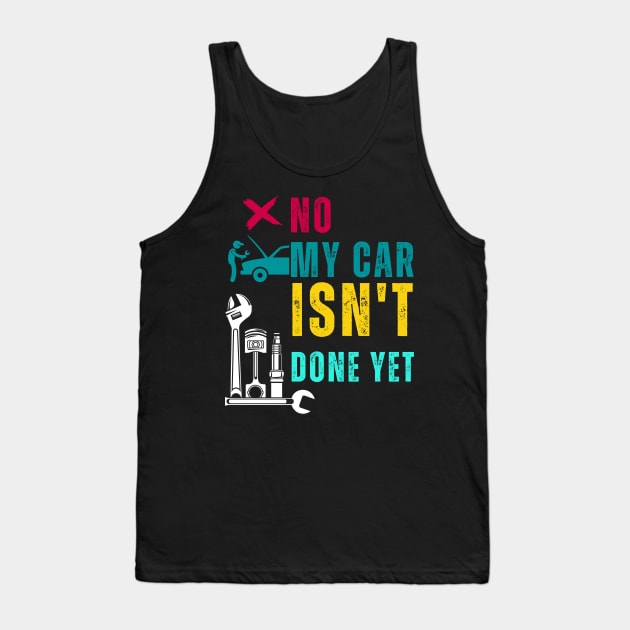 These proud funny car owner mechanic gift is perfect if you love your automotive Tank Top by click2print